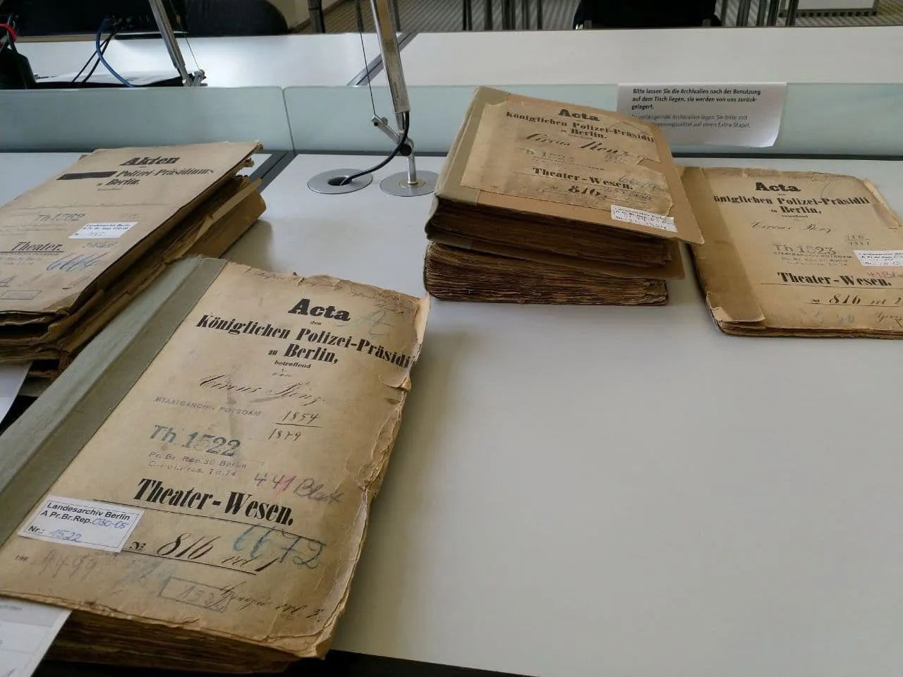 Archivarbeit landes archiv berlin